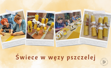 Świece z węzy pszczelej